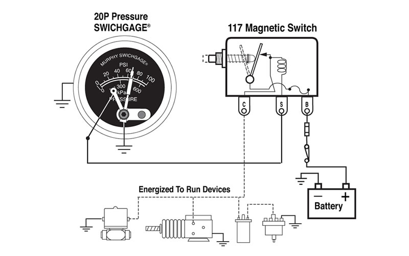 Typical with 117 Magnetic Switch